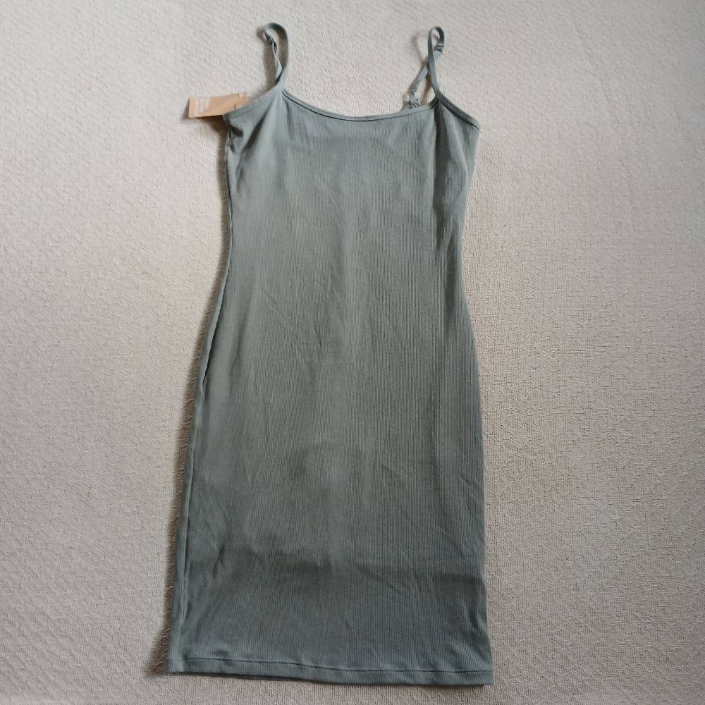 Popilush Mint Shapewear Slimming Midi Slip Dress Large - Picture 2 of 12
